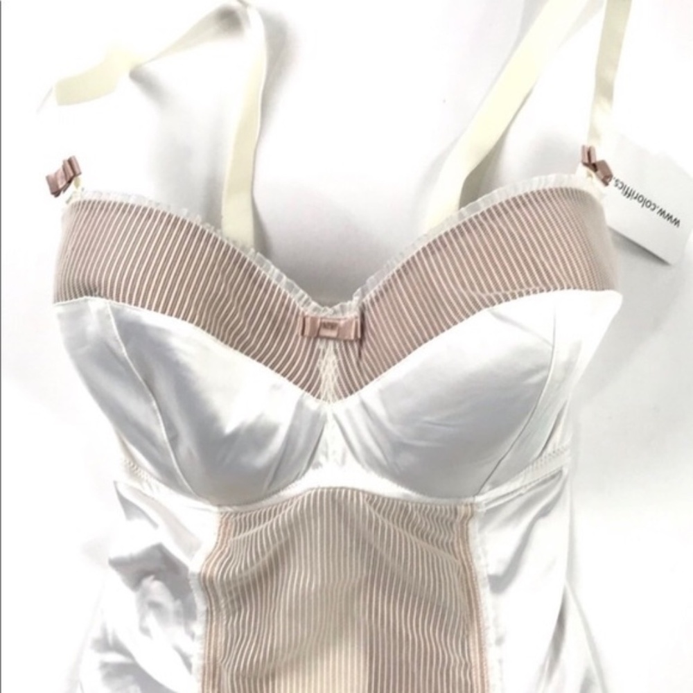 Corset - Bustier 40G Bridal Wedding Cami Lingerie Underwire Plus Size Bra NWT - Picture 5 of 5